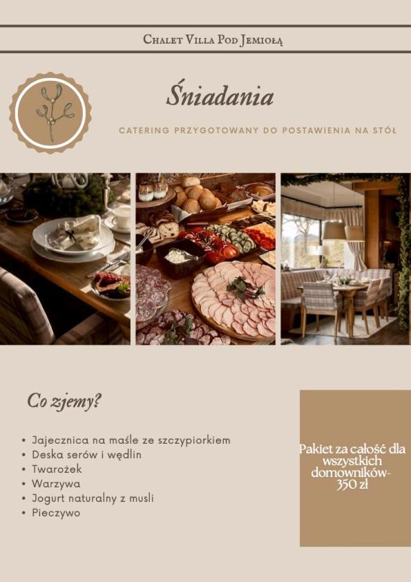 Chalet Villa Pod Jemiola Шчавница Екстериор снимка